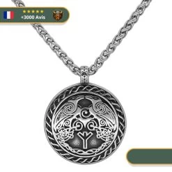 Collier Viking Hugin Et Munin