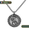 Collier Viking Pattes D'ours Et Runes