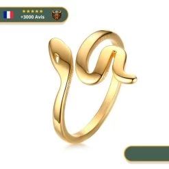 Bague Serpent Couleur Or