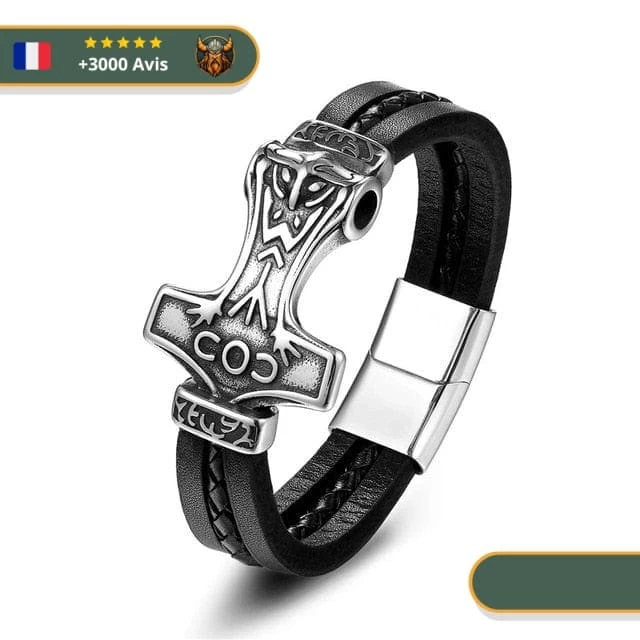 Bracelet Viking Thor Mjolnir 1 Bracelet Viking Thor Mjolnir