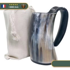 Chope à Bière En Corne De Boeuf