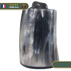 Chope De Bière En Corne De Bœuf Sombre -Viking Soldes Magasin product image 826401336