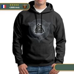 Sweat-shirt à Capuche Valknut