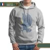Sweat-shirt à Capuche Aigle De Sang