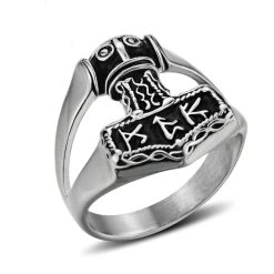 Bague Viking Mjolnir