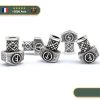 Perle Barbe Marteau Runes | Argent