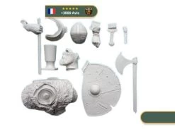 Statue Viking Combattant (non Peinte) -Viking Soldes Magasin statue viking combattant non peinte kit