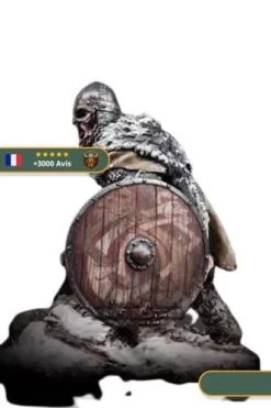 Statue Viking Embuscade (non Peinte) -Viking Soldes Magasin statue viking embuscade non peinte cote 2