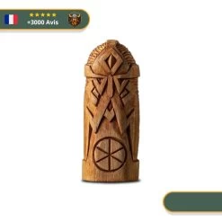 Statuette Slave En Bois - Perun