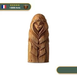 Statuette Viking En Bois - Freyja
