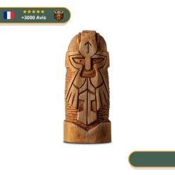 Statuette Viking En Bois - Thor