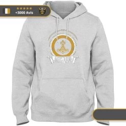 Sweat-Shirt Viking Asgard -Viking Soldes Magasin sweat shirt asgard gris