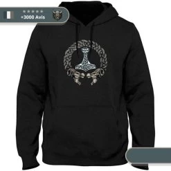 Sweat-Shirt Viking Fenrir & Mjolnir -Viking Soldes Magasin sweat shirt fenrir noir c6b63785 cba3 422d 888b 6c07374ee93d