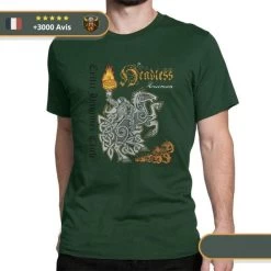 T-shirt Viking Club Celtique -Viking Soldes Magasin t shirt club celtique vert