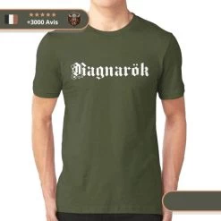 T-shirt Viking Ragnarök -Viking Soldes Magasin t shirt ragnarok vert