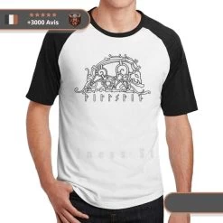 T-shirt Viking Sanglier -Viking Soldes Magasin t shirt sanglier blanc noir