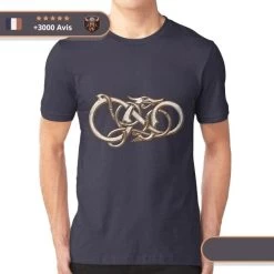 T-shirt Viking Serpent De Midgard