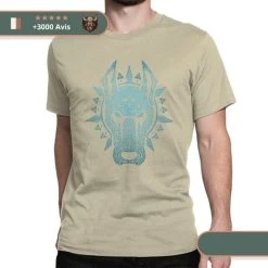 T-shirt Viking Garm -Viking Soldes Magasin t shirt viking garm beige
