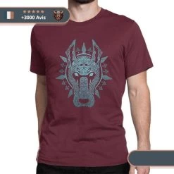 T-shirt Viking Garm -Viking Soldes Magasin t shirt viking garm bordeaux