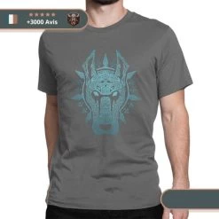 T-shirt Viking Garm -Viking Soldes Magasin t shirt viking garm gris fonce