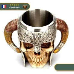Tasse Crâne De Viking 6 Tasse Crâne De Viking -Viking Soldes Magasin tassedessus